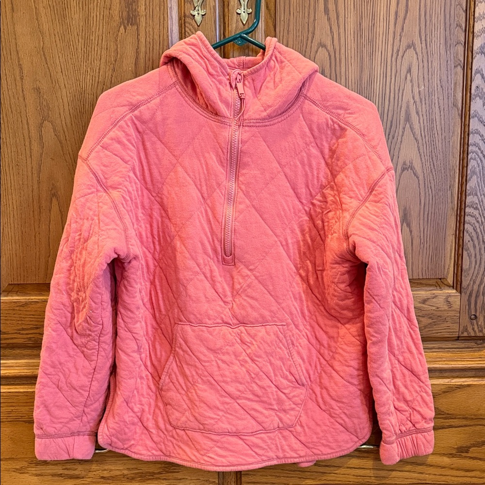 Old Navy Quilted Coral Sweatshirt